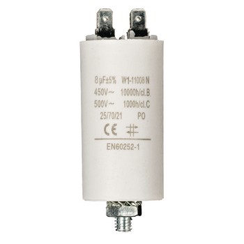 Kondensator 8.0uf / 450 v + Aarde
